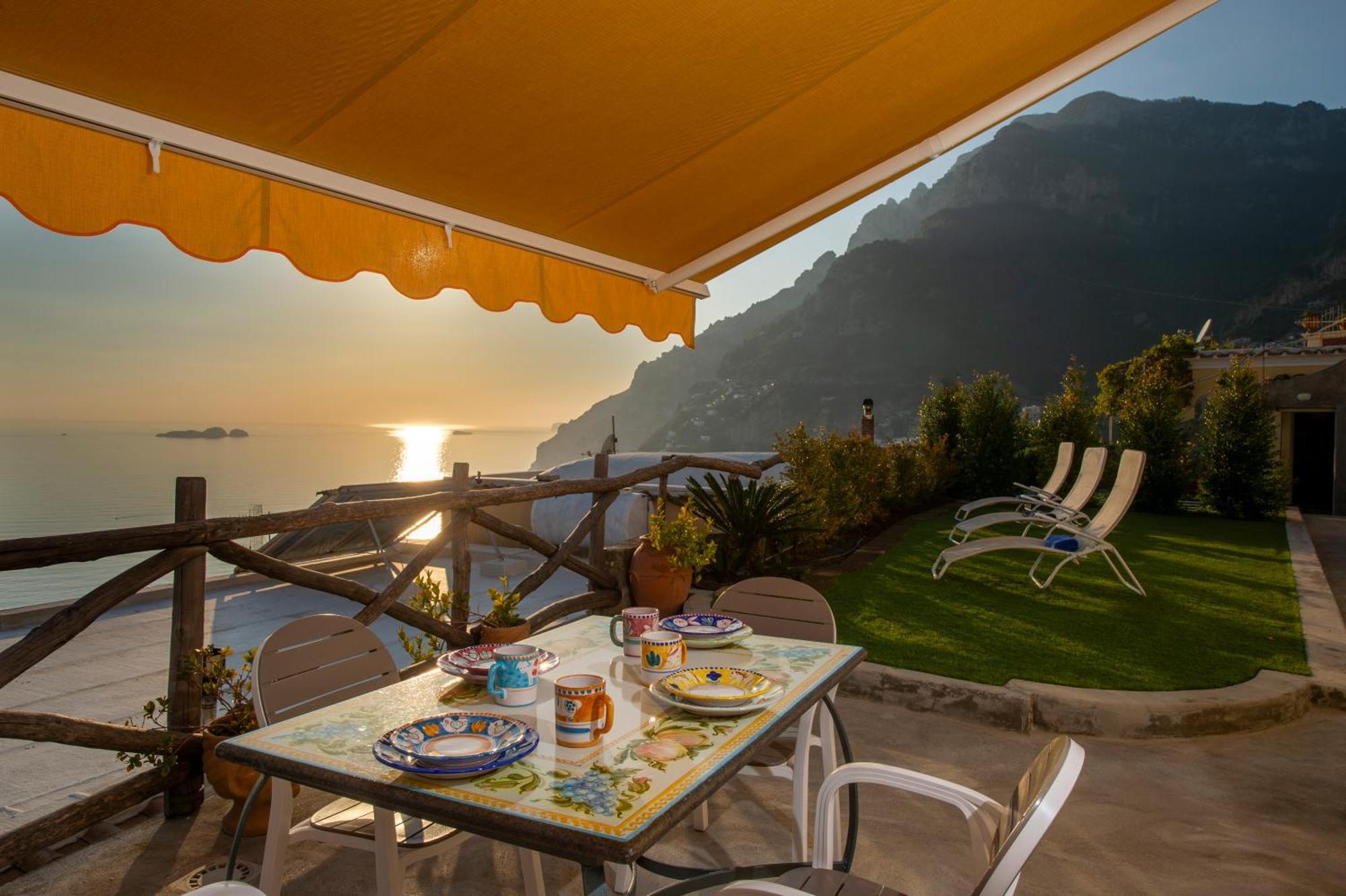 Aria Di Mare,Near Elevator, Few Steps, Parking, Garden Apartment Positano Exterior foto